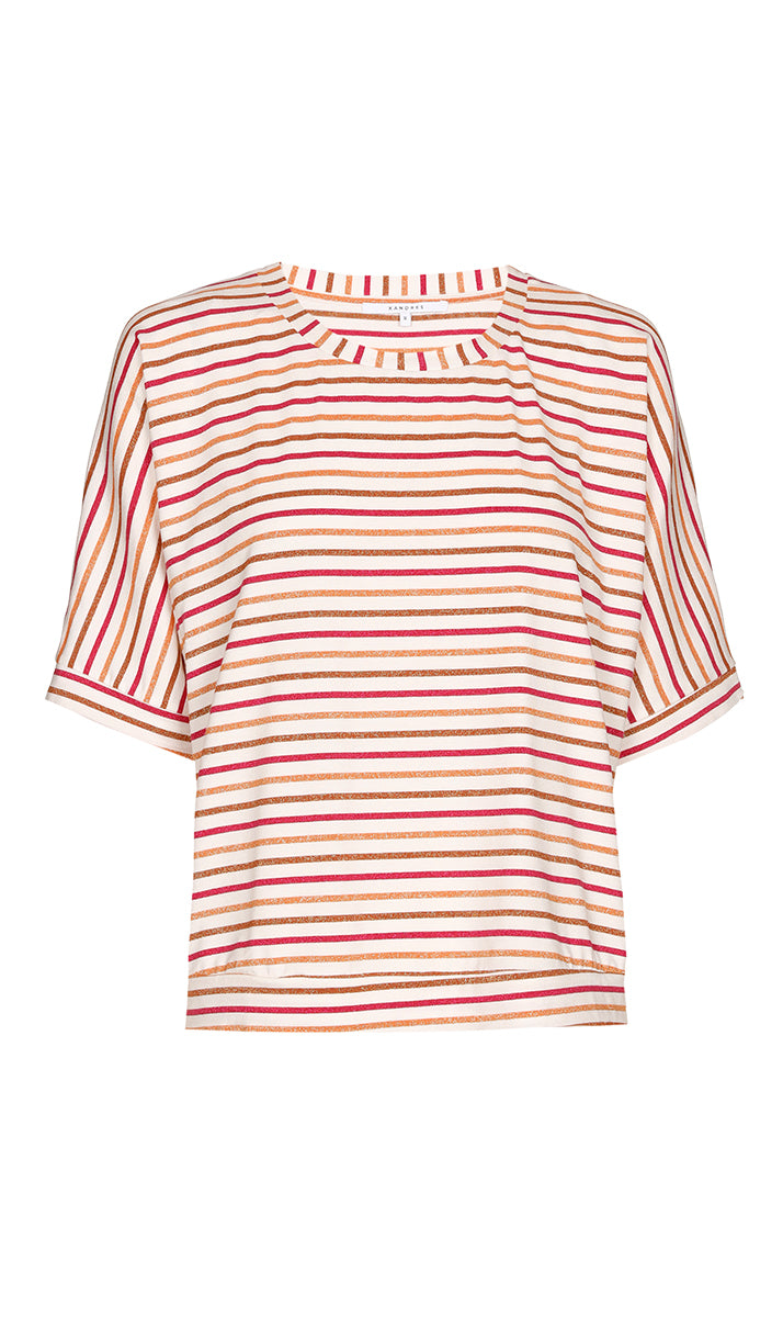 T-shirts korte mouw roze Xandres