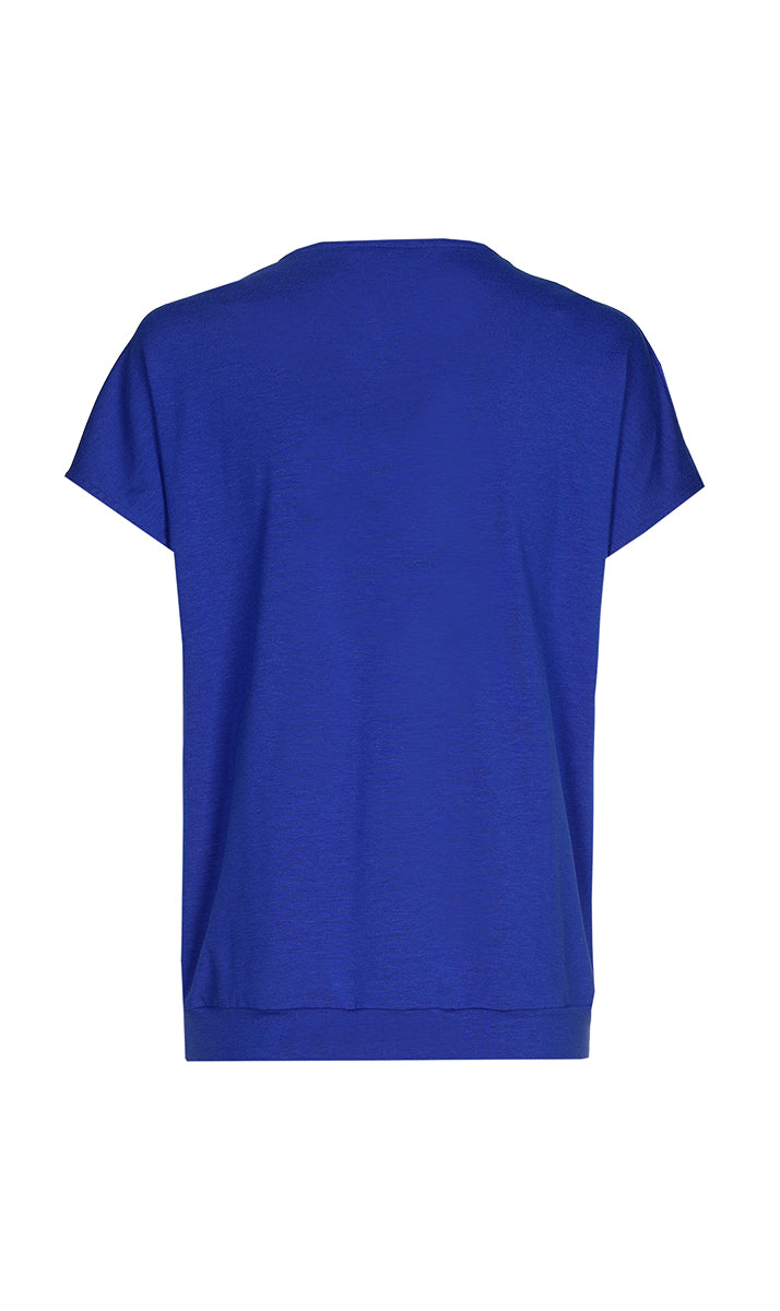 T-shirts korte mouw paars Xandres