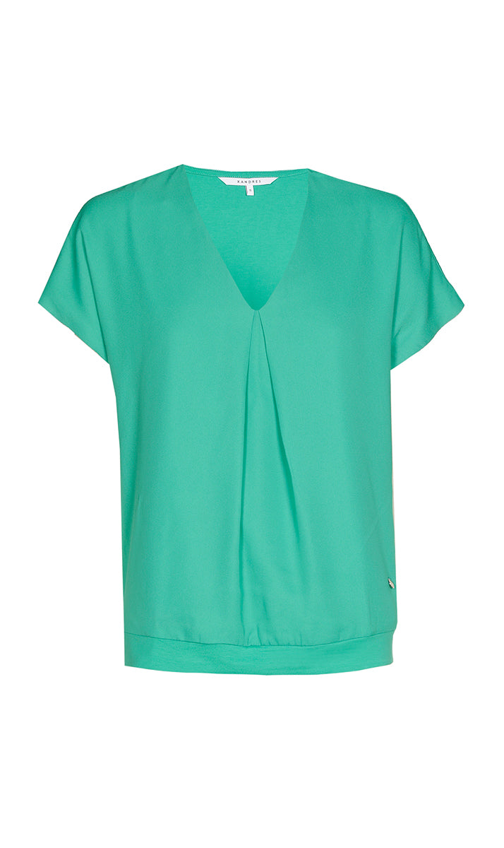 T-shirts korte mouw groen Xandres