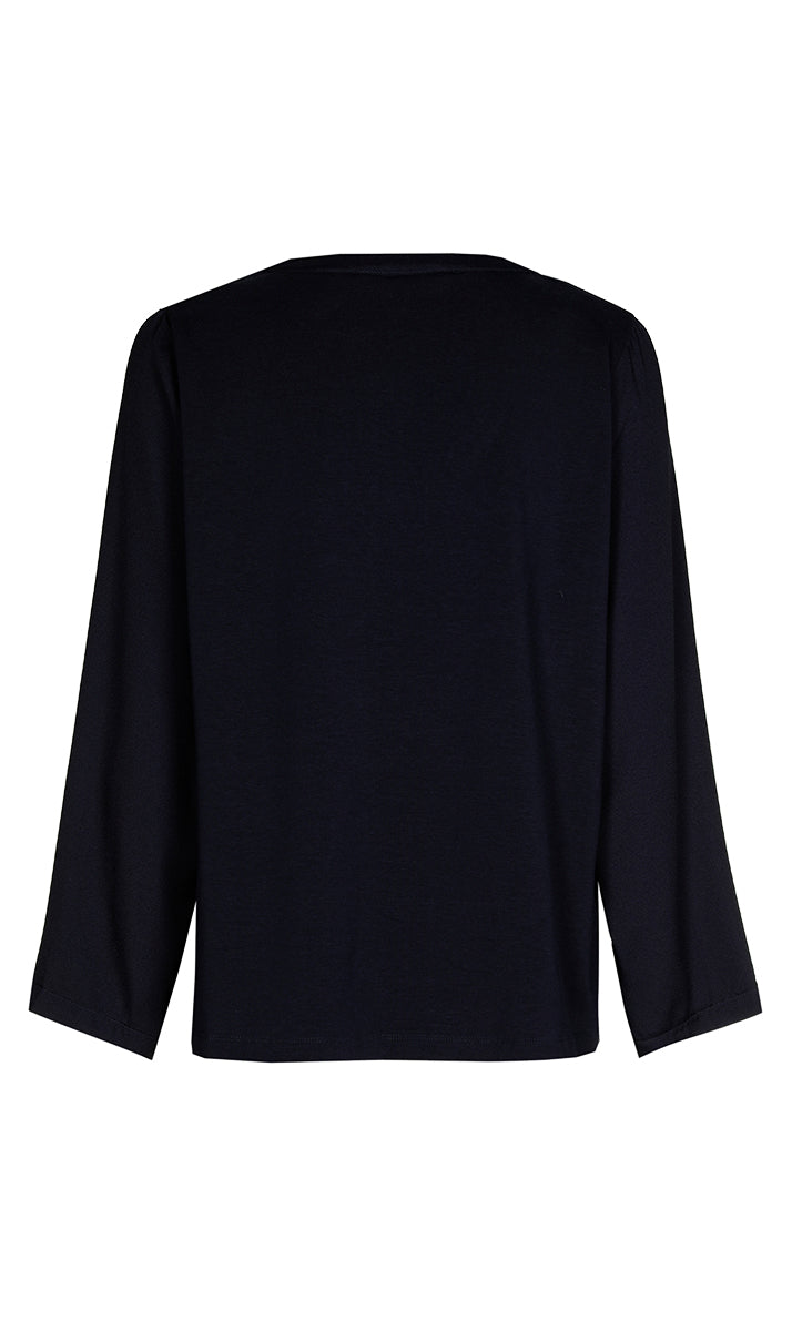 T-shirts lange mouw blauw Xandres