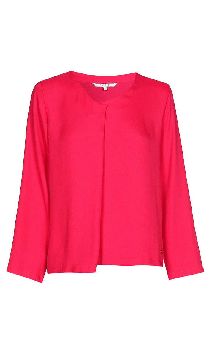 T-shirts lange mouw roze Xandres