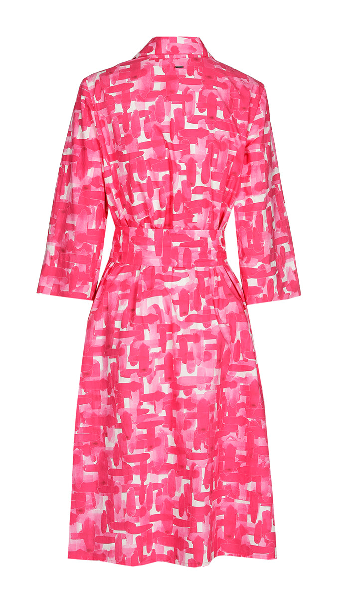 Jurken lange mouw roze Xandres