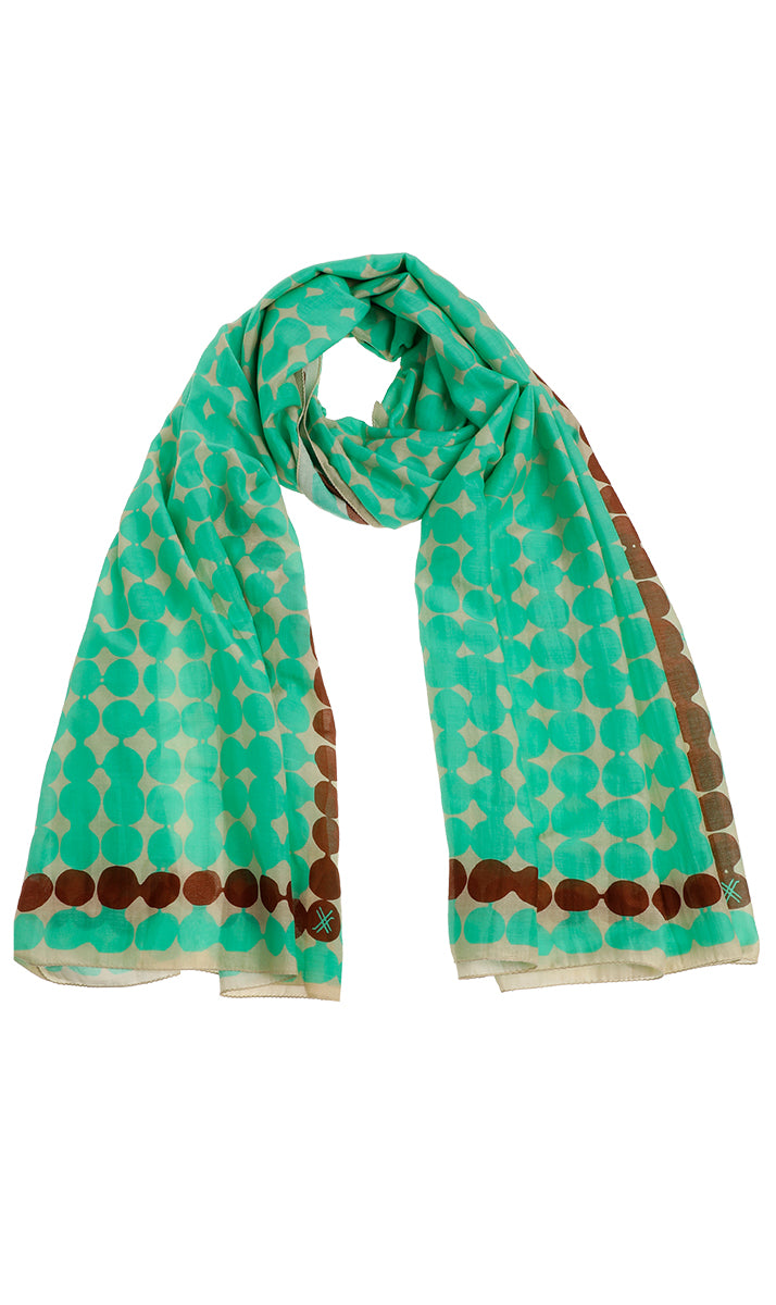 Sjaals groen Xandres