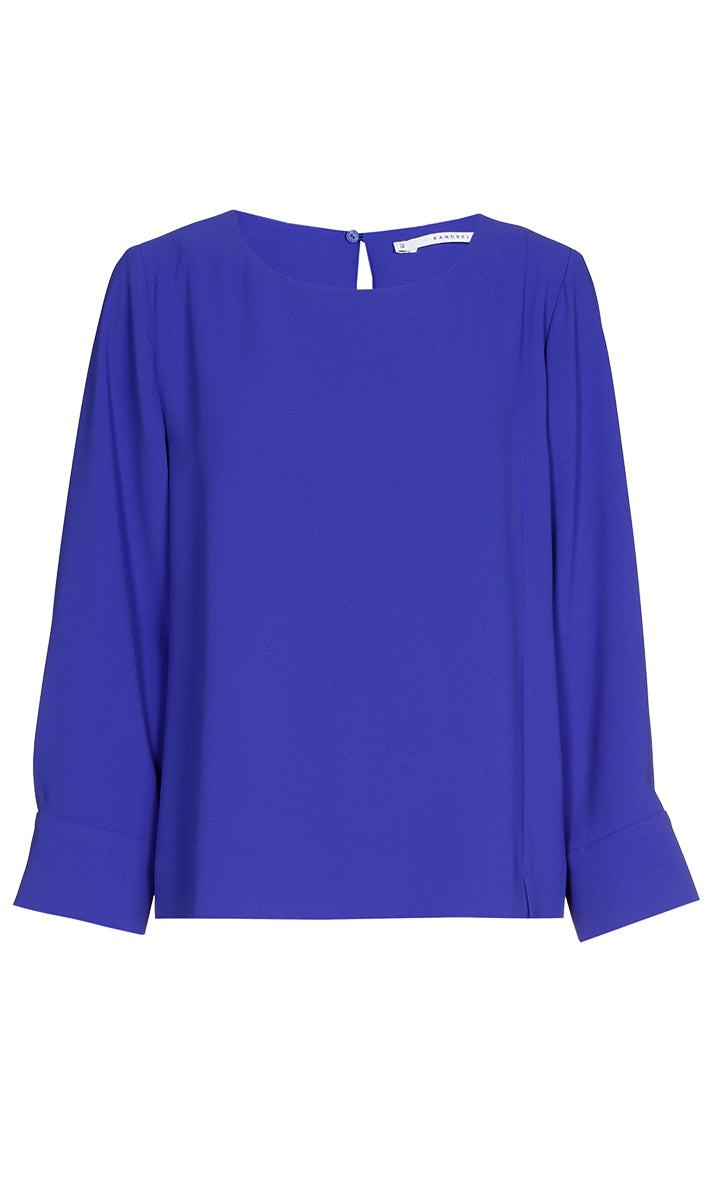 Blouses lange mouw paars Xandres