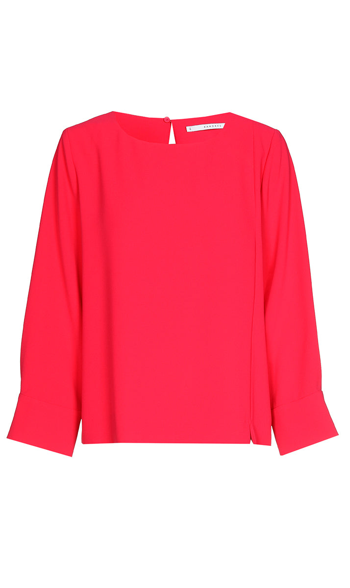 Blouses lange mouw roze Xandres