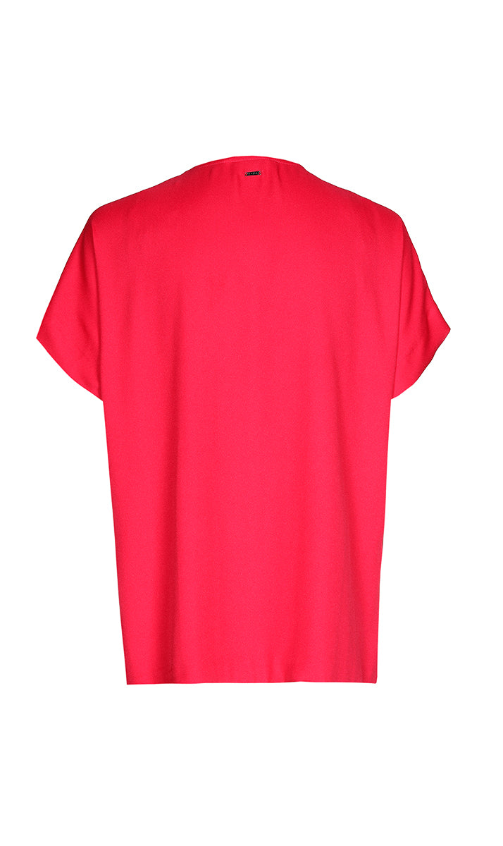 Blouses korte mouw roze Xandres