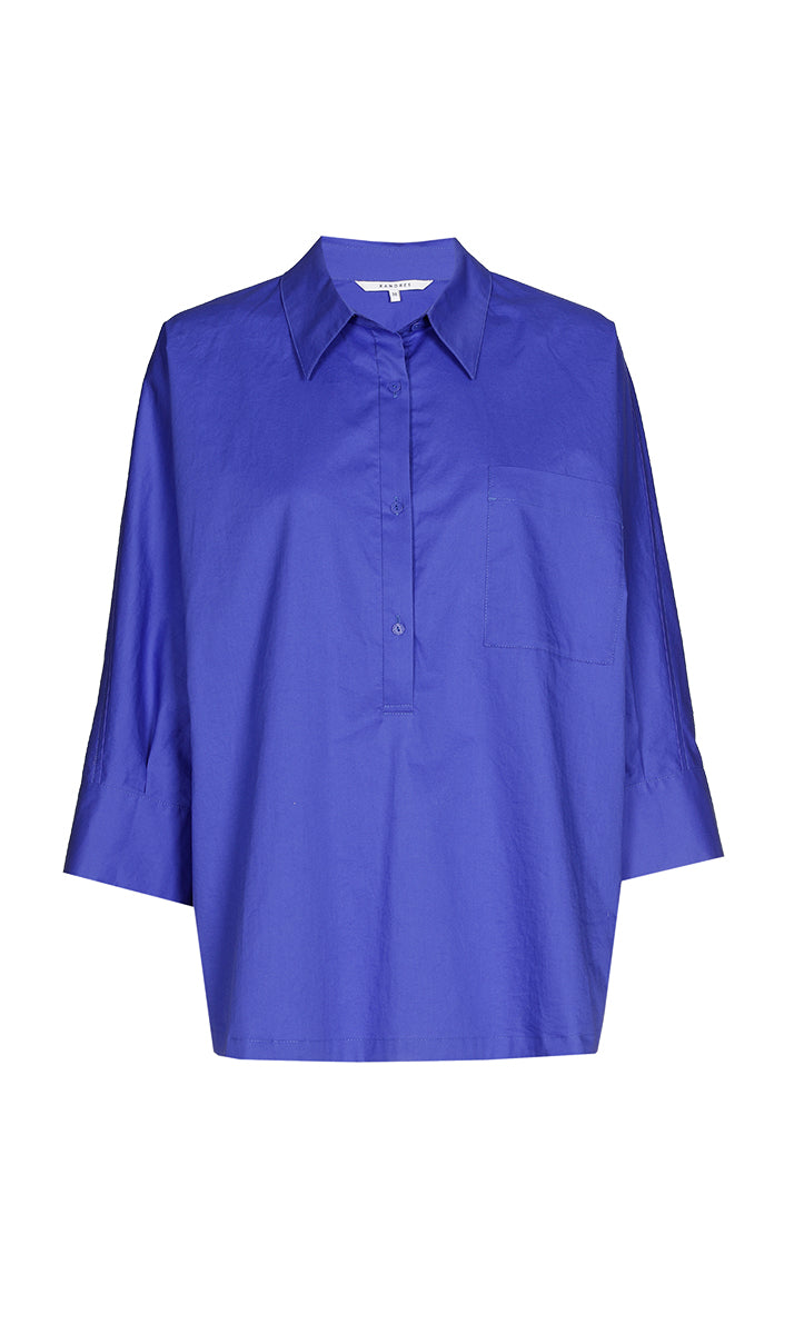 Blouses lange mouw paars Xandres