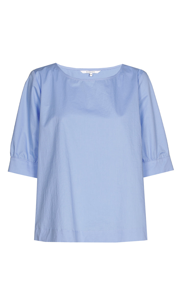 Blouses korte mouw blauw Xandres