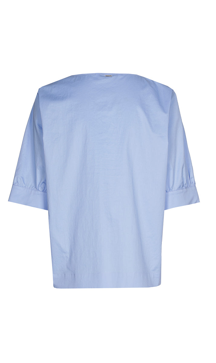 Blouses korte mouw blauw Xandres