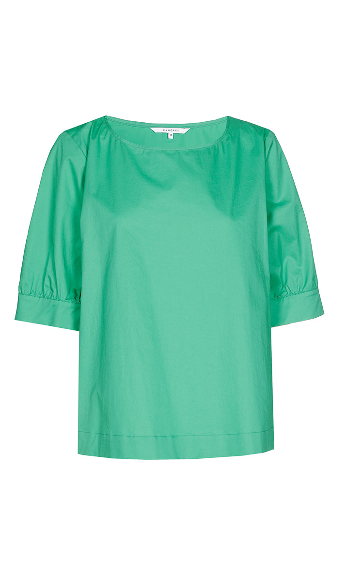 Blouses korte mouw groen Xandres