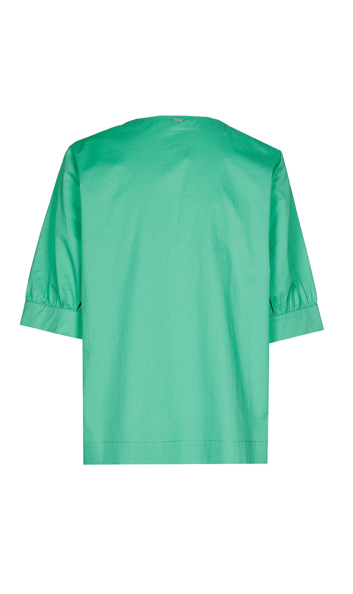 Blouses korte mouw groen Xandres