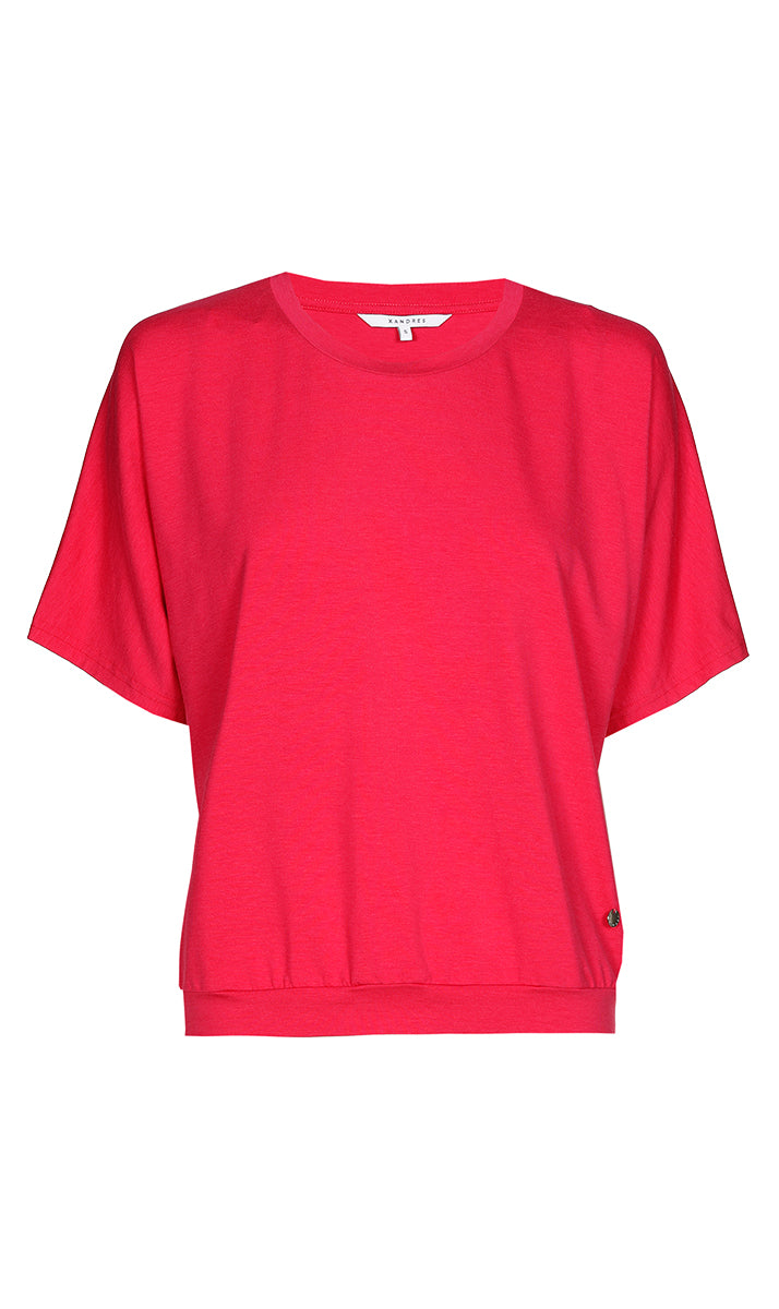 T-shirts korte mouw roze Xandres