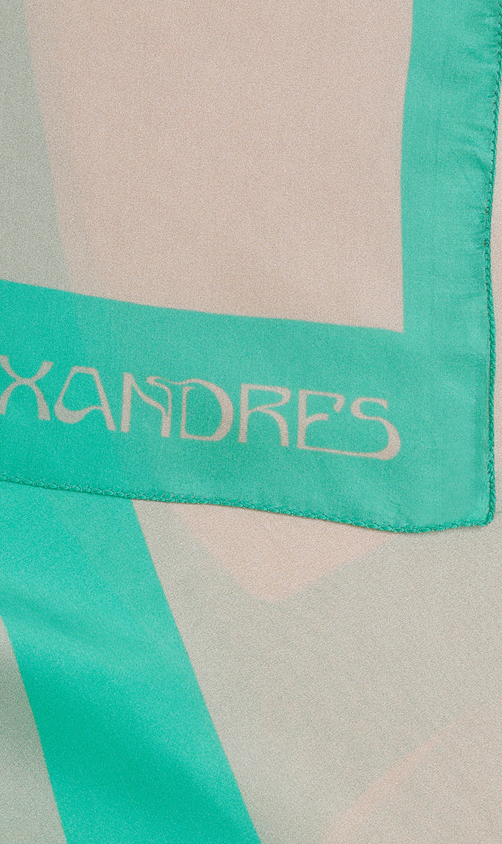 Sjaals groen Xandres