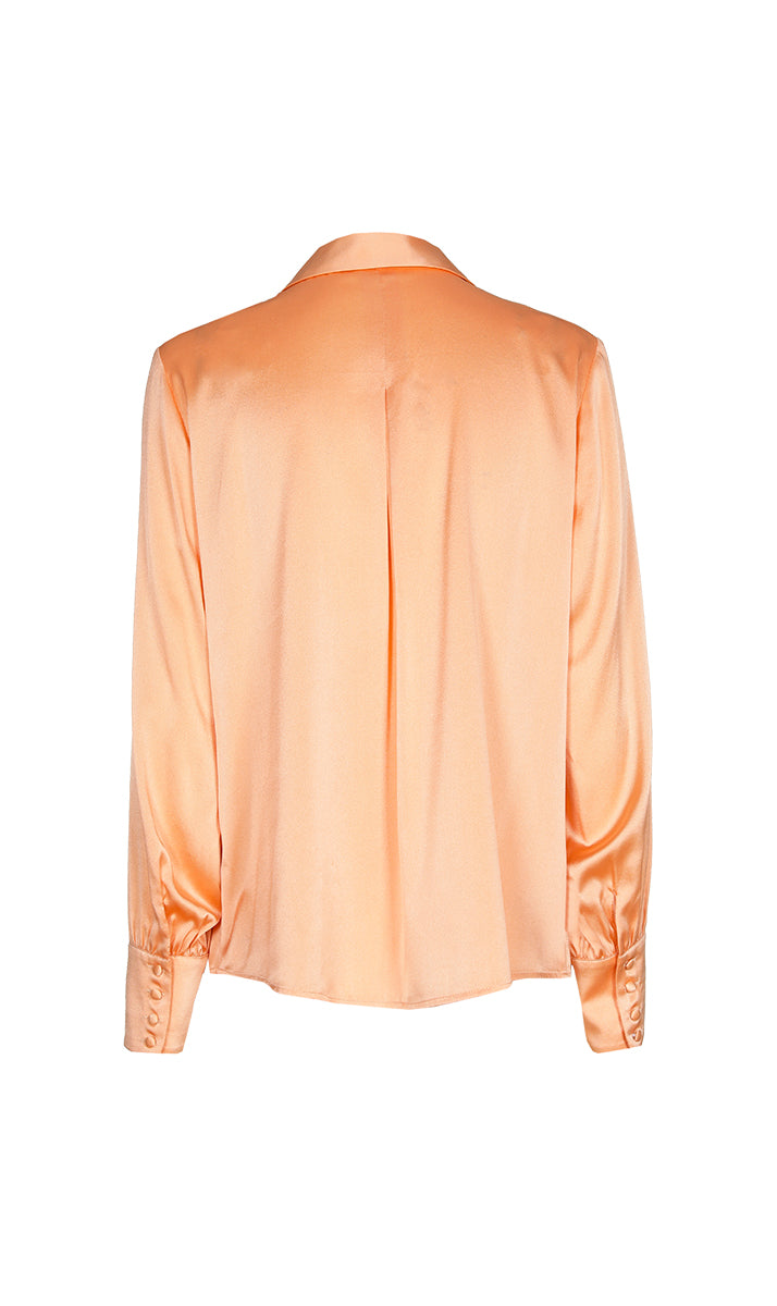 Blouses lange mouw oranje Xandres