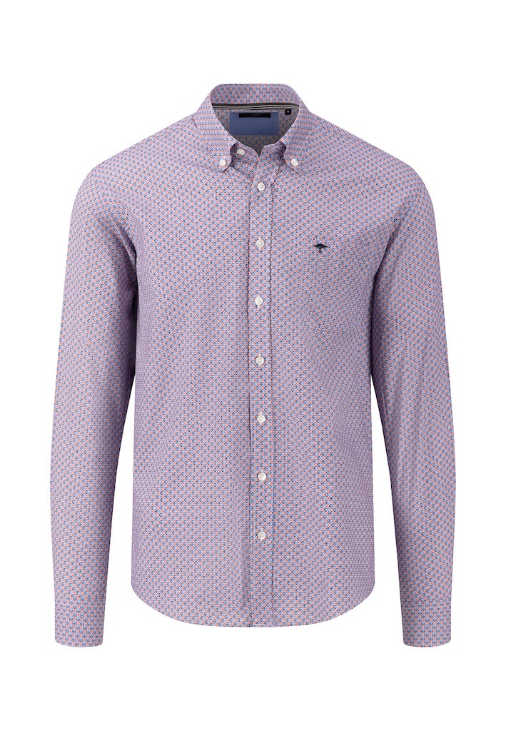 Hemden lange mouw rood Fynch-Hatton