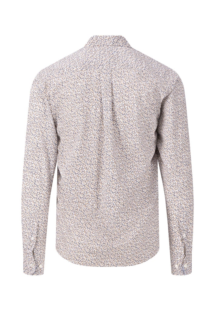 Hemden lange mouw bruin Fynch-Hatton