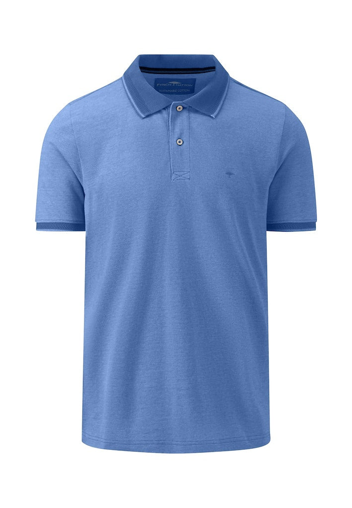Polo's korte mouw blauw Fynch-Hatton