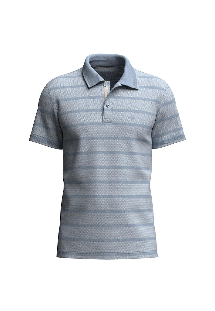 Polo's korte mouw blauw Fynch-Hatton