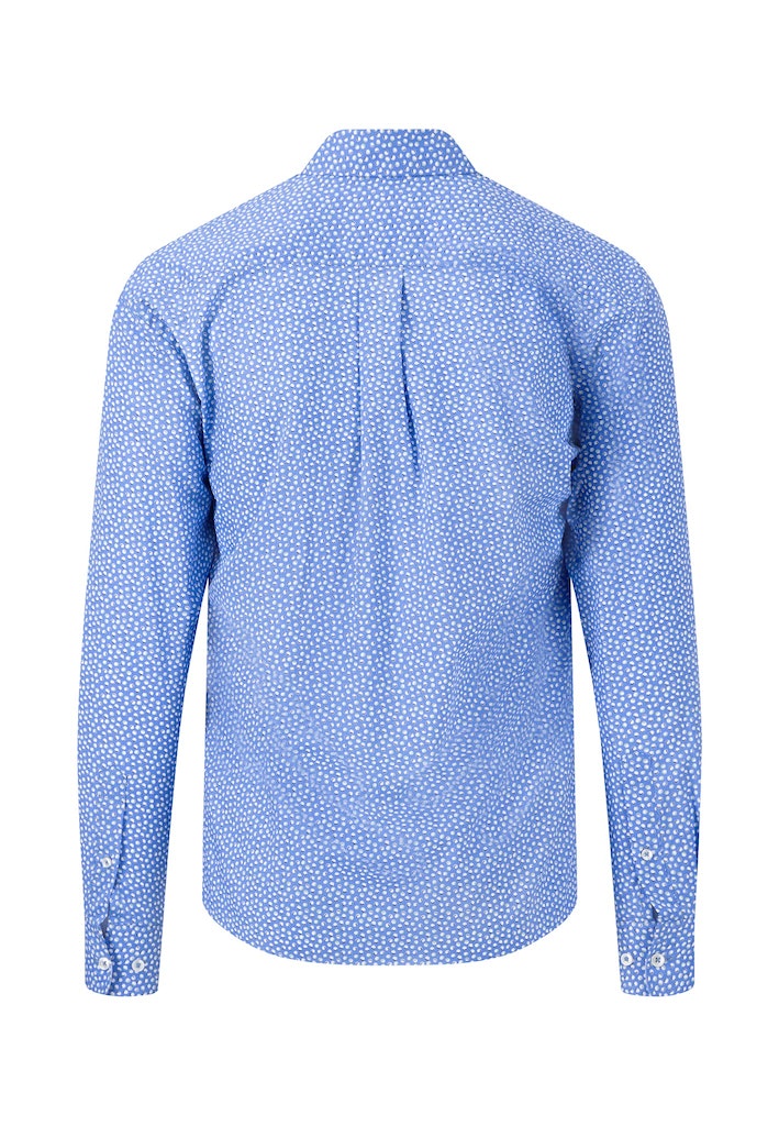 Hemden lange mouw blauw Fynch-Hatton