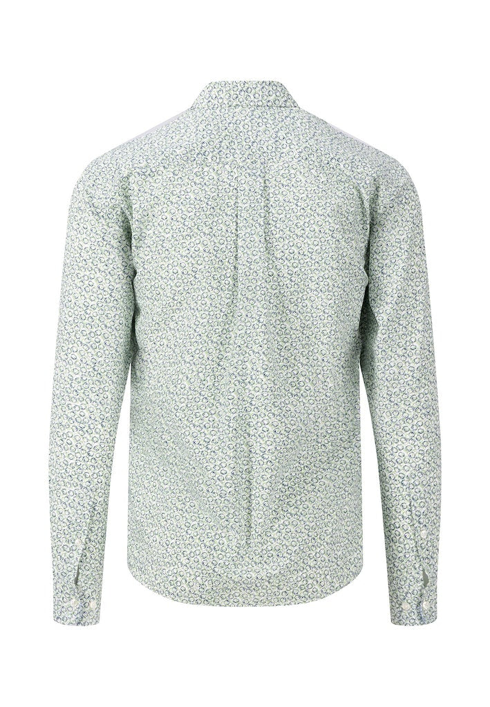 Hemden lange mouw groen Fynch-Hatton