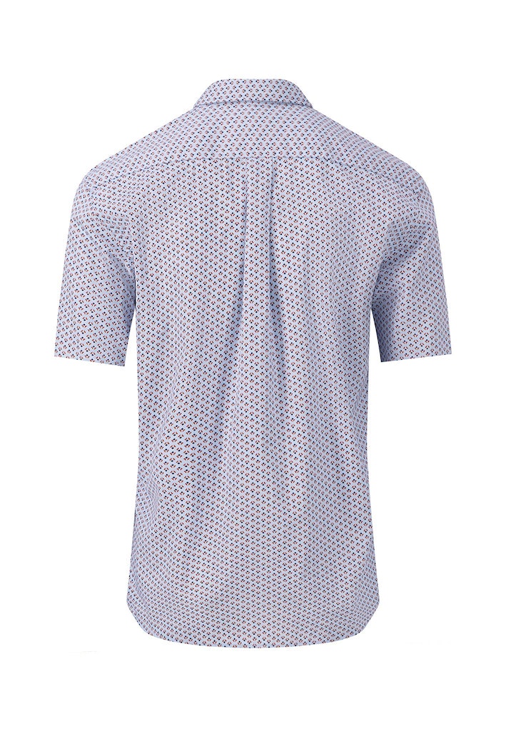 Hemden korte mouw rood Fynch-Hatton