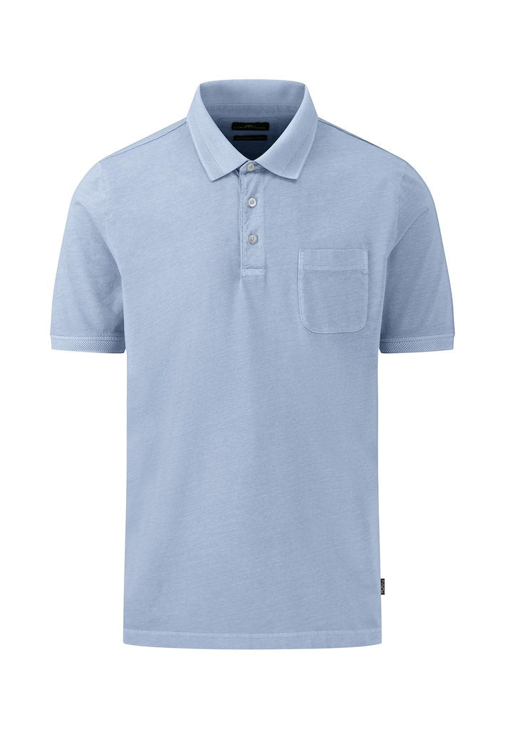 Polo's korte mouw blauw Fynch-Hatton