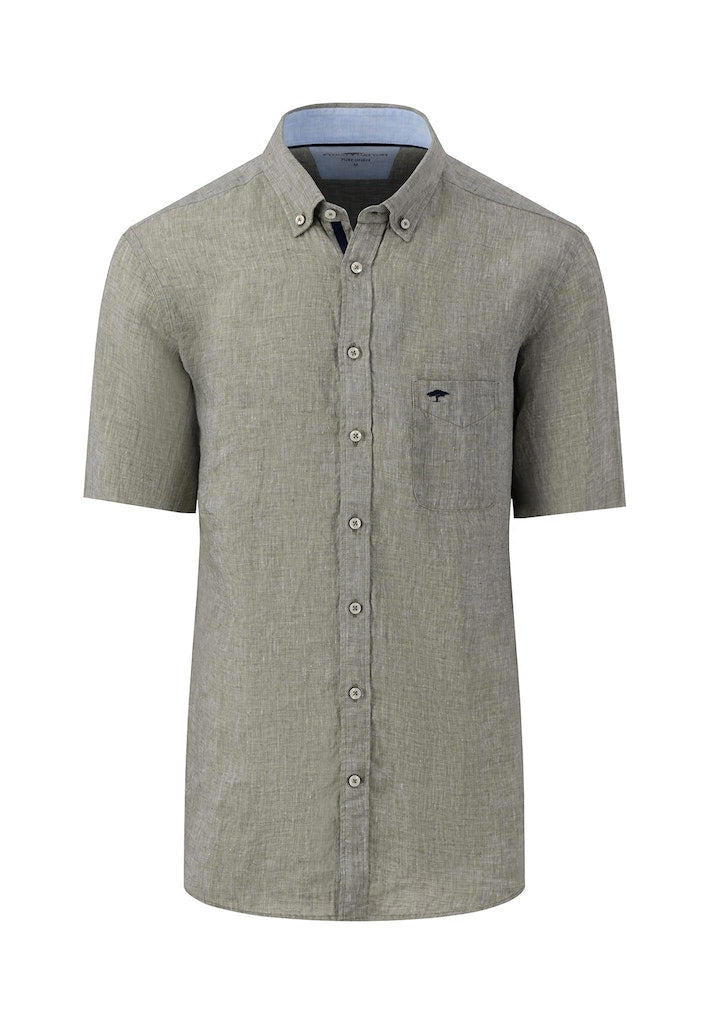 Hemden korte mouw groen Fynch-Hatton