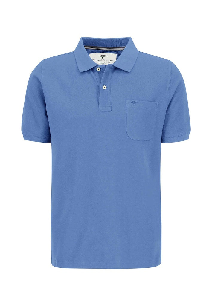 Polo's korte mouw blauw Fynch-Hatton