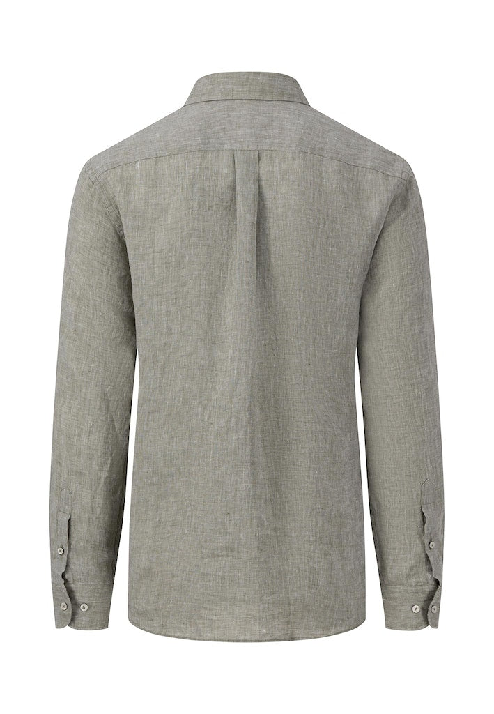 Hemden lange mouw groen Fynch-Hatton