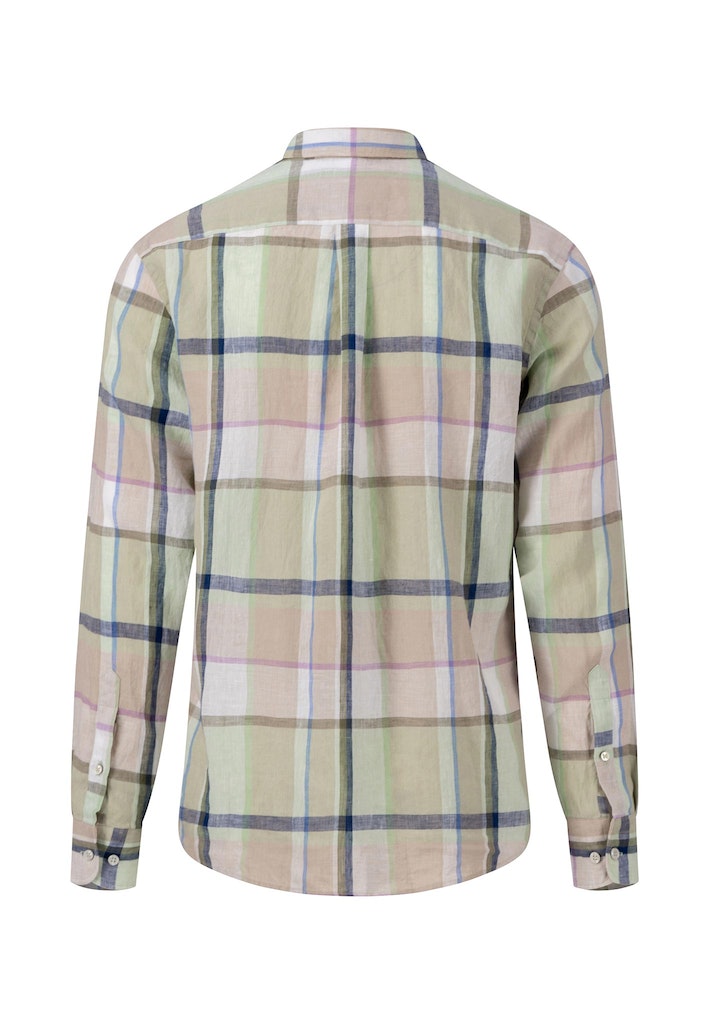 Hemden lange mouw groen Fynch-Hatton