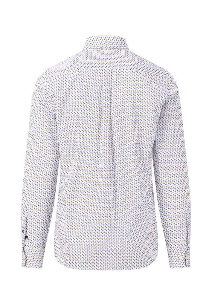 Hemden lange mouw blauw Fynch-Hatton