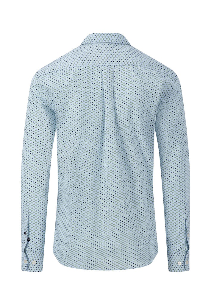 Hemden lange mouw groen Fynch-Hatton