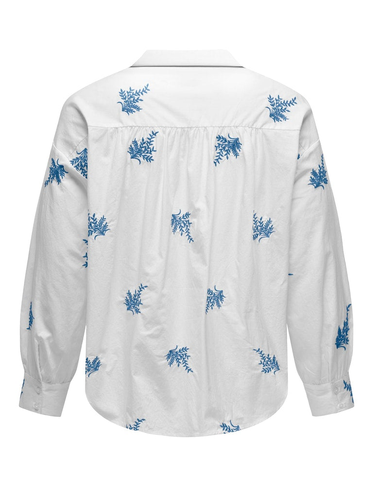 Blouses lange mouw wit ONLY Carmakoma