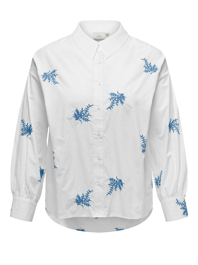 Blouses lange mouw wit ONLY Carmakoma