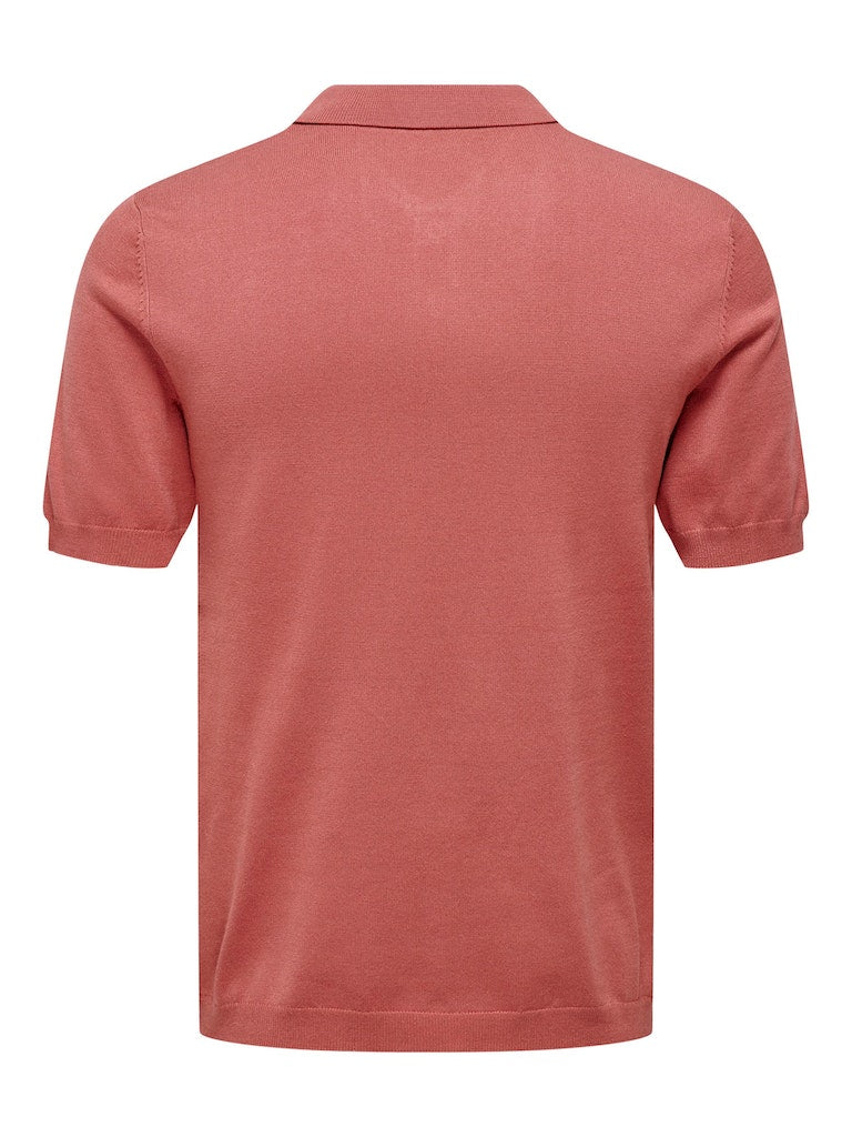 Polo's korte mouw rood ONLY&SONS