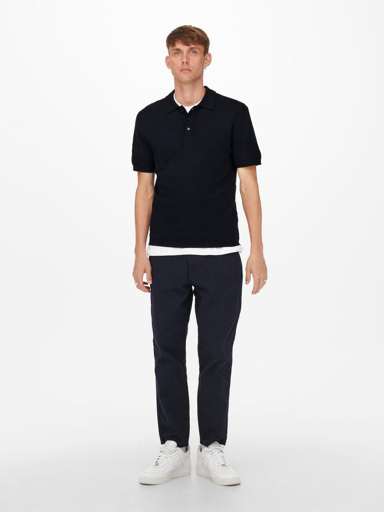 Polo's korte mouw navy ONLY&SONS