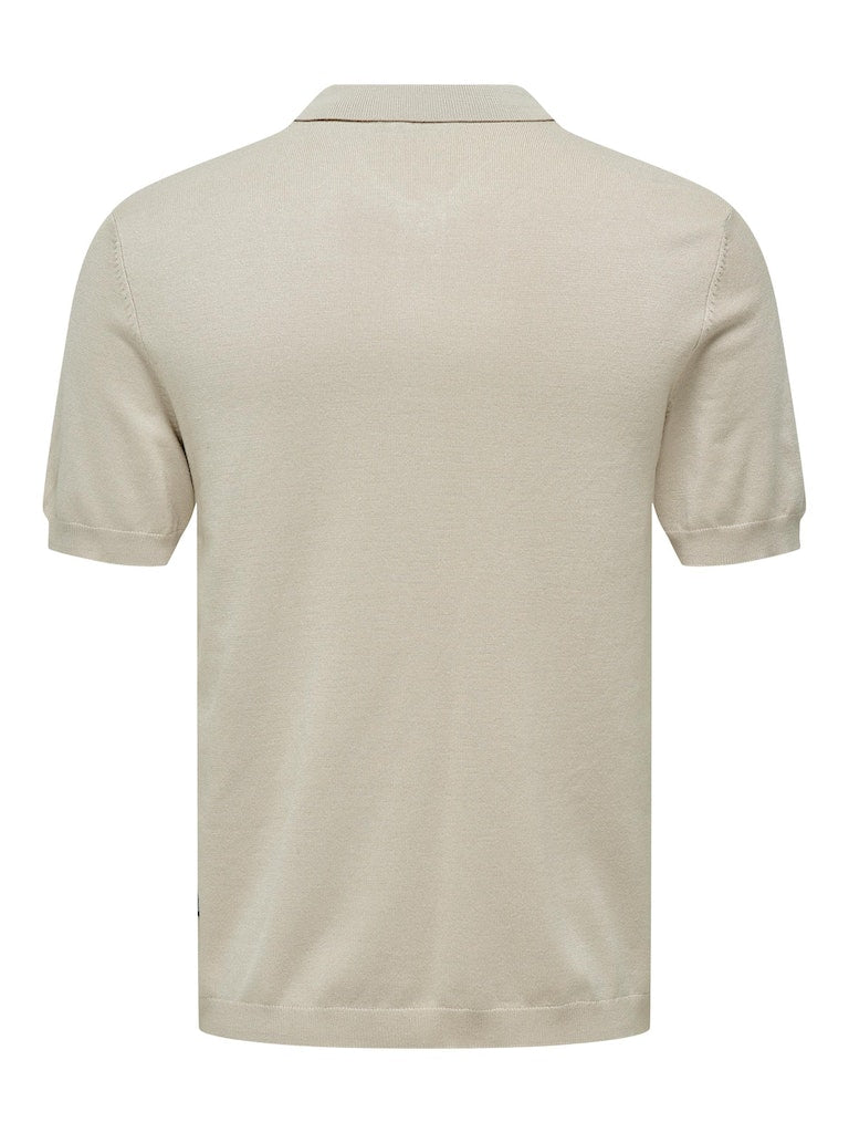 Polo's korte mouw grijs ONLY&SONS