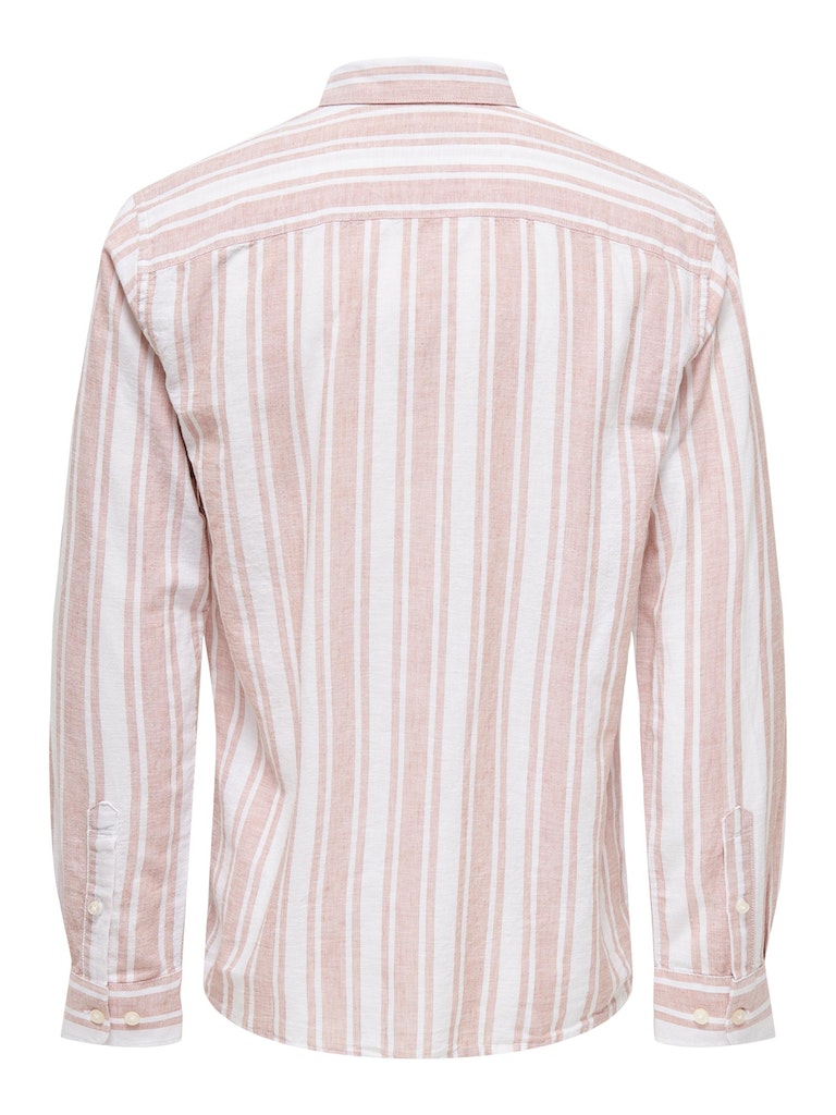Hemden lange mouw rood ONLY&SONS