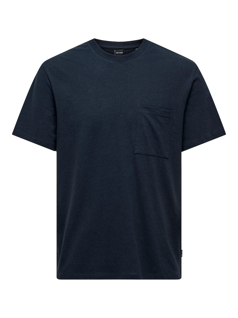 T-shirts korte mouw navy ONLY&SONS