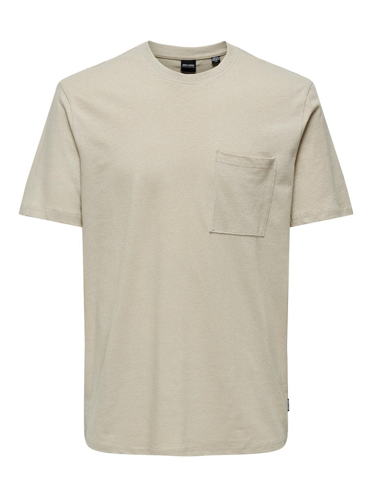 T-shirts korte mouw grijs ONLY&SONS