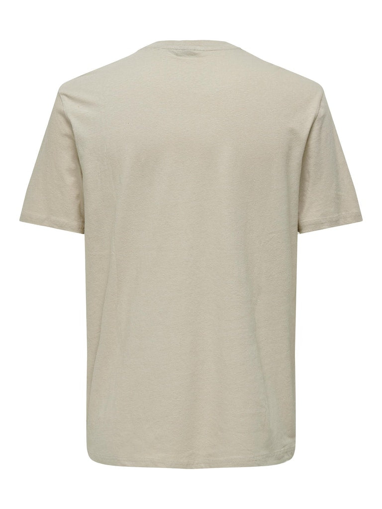 T-shirts korte mouw grijs ONLY&SONS