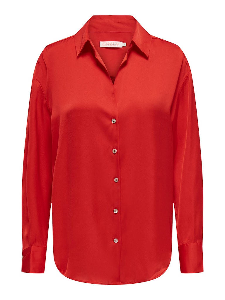 Blouses lange mouw rood ONLY