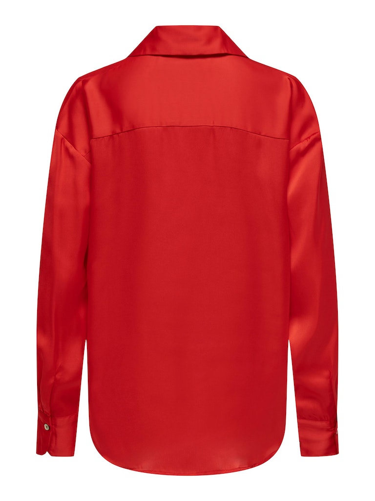 Blouses lange mouw rood ONLY