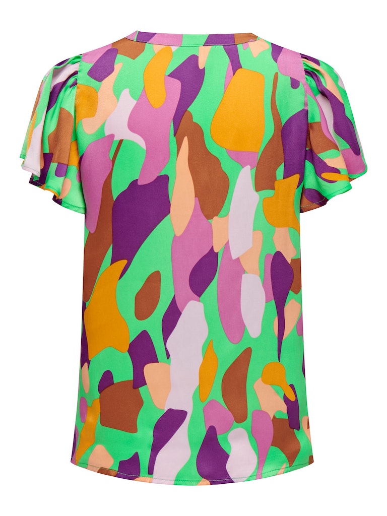 Blouses korte mouw multicolor ONLY