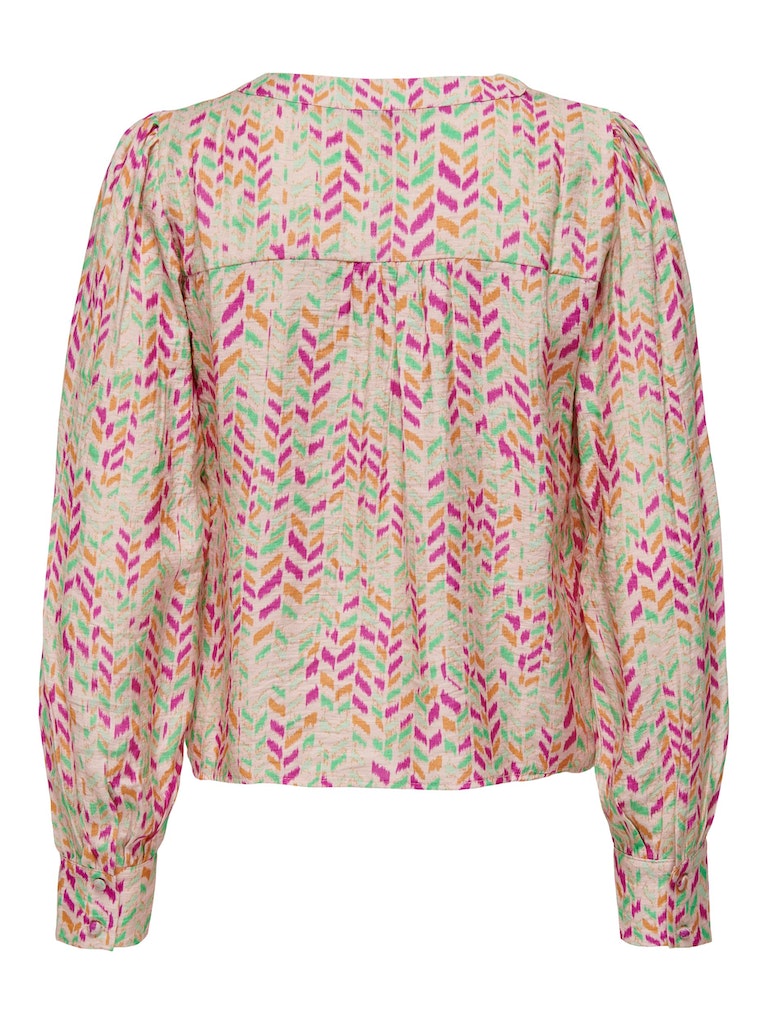 Blouses lange mouw roze ONLY