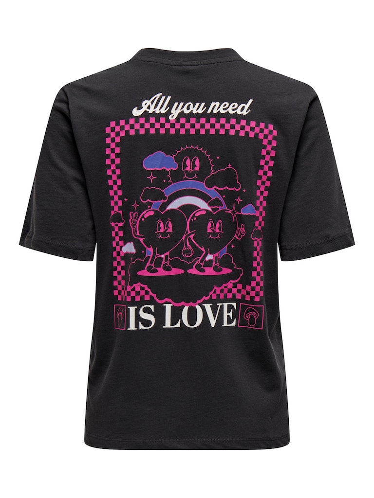 T-shirts korte mouw grijs ONLY