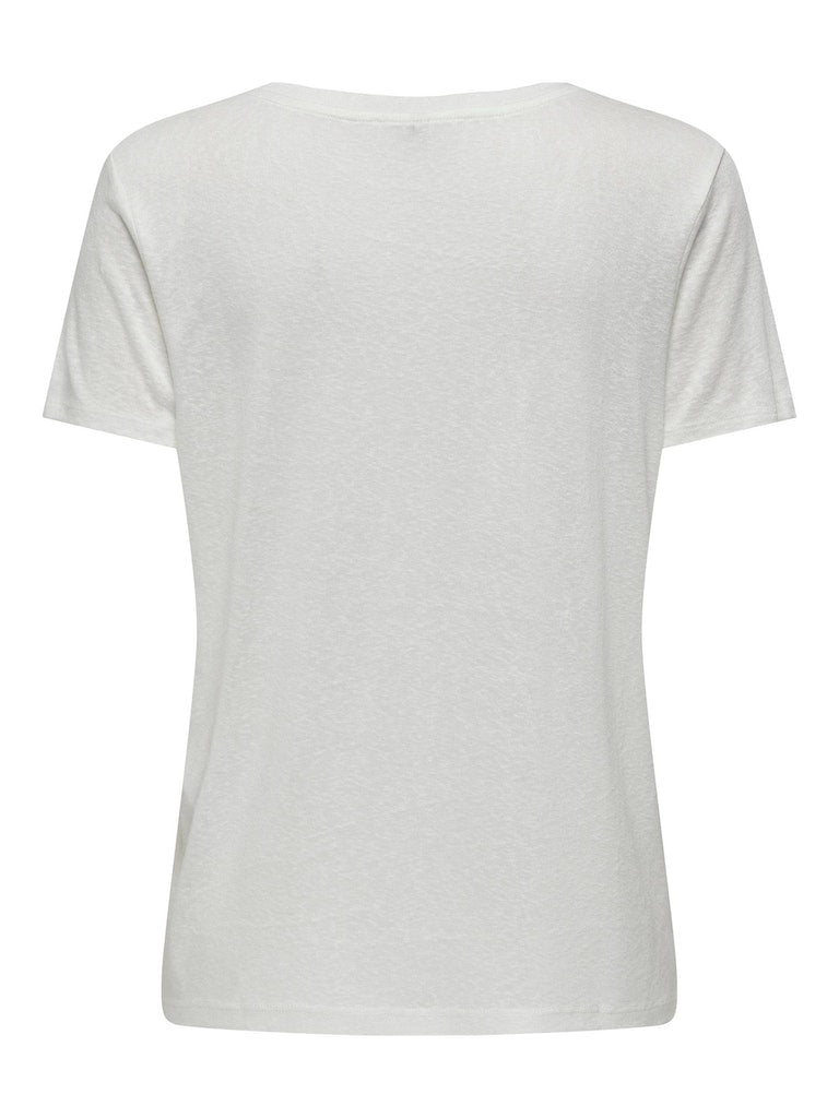 T-shirts korte mouw beige ONLY
