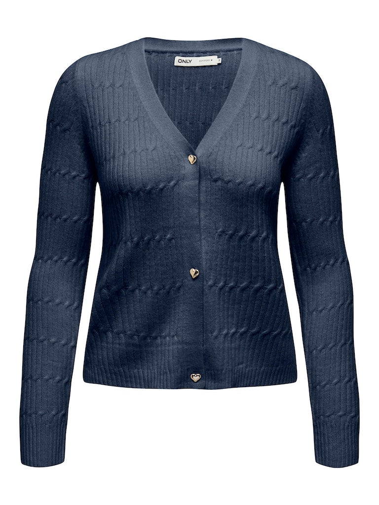 Cardigans blauw ONLY