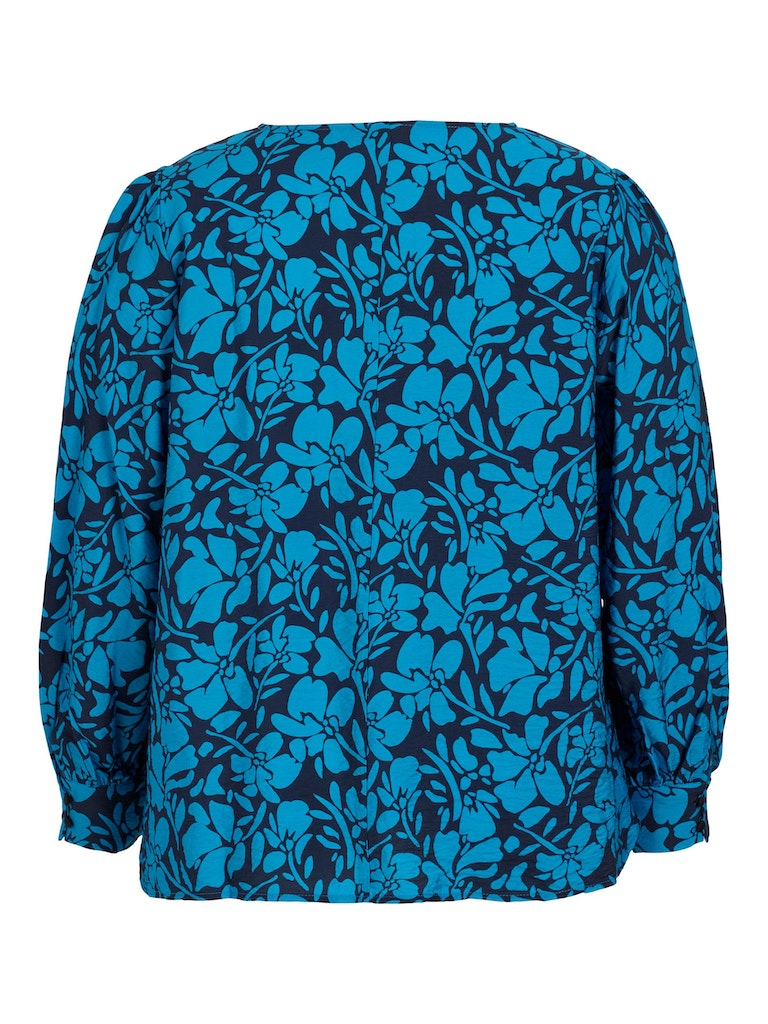 Blouses lange mouw blauw EVOKED VILA