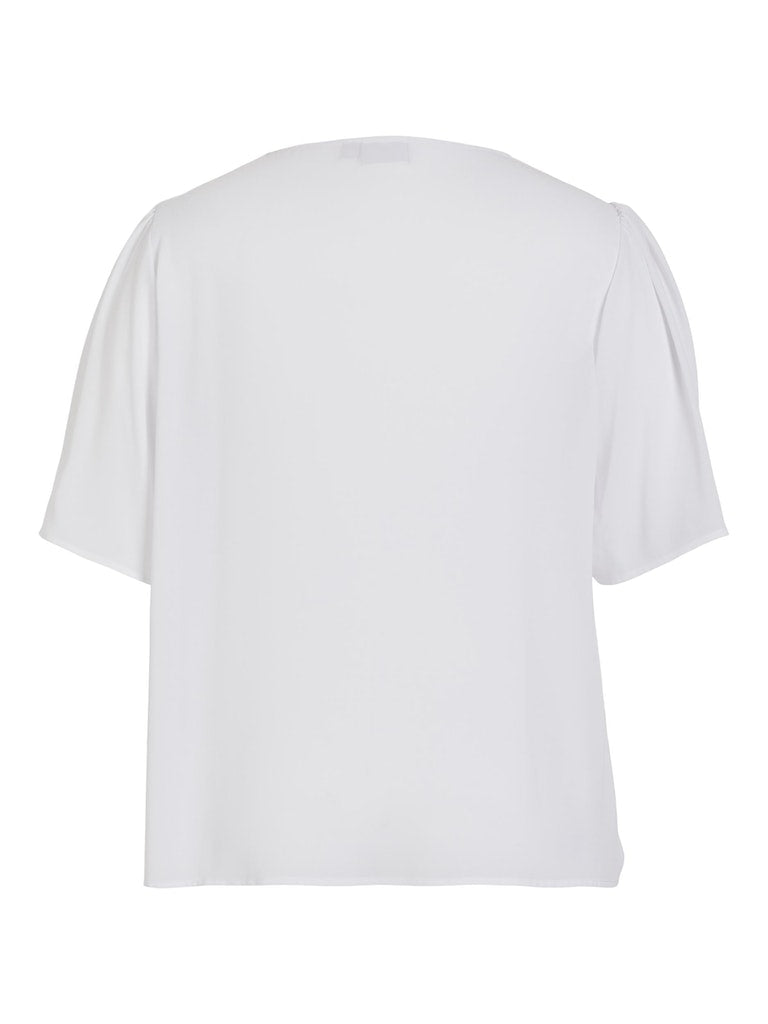 Blouses korte mouw wit EVOKED VILA